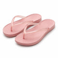 Zehentrenner 42/43 aus Kunststoff Rosa transparent für Strand und Freizeit