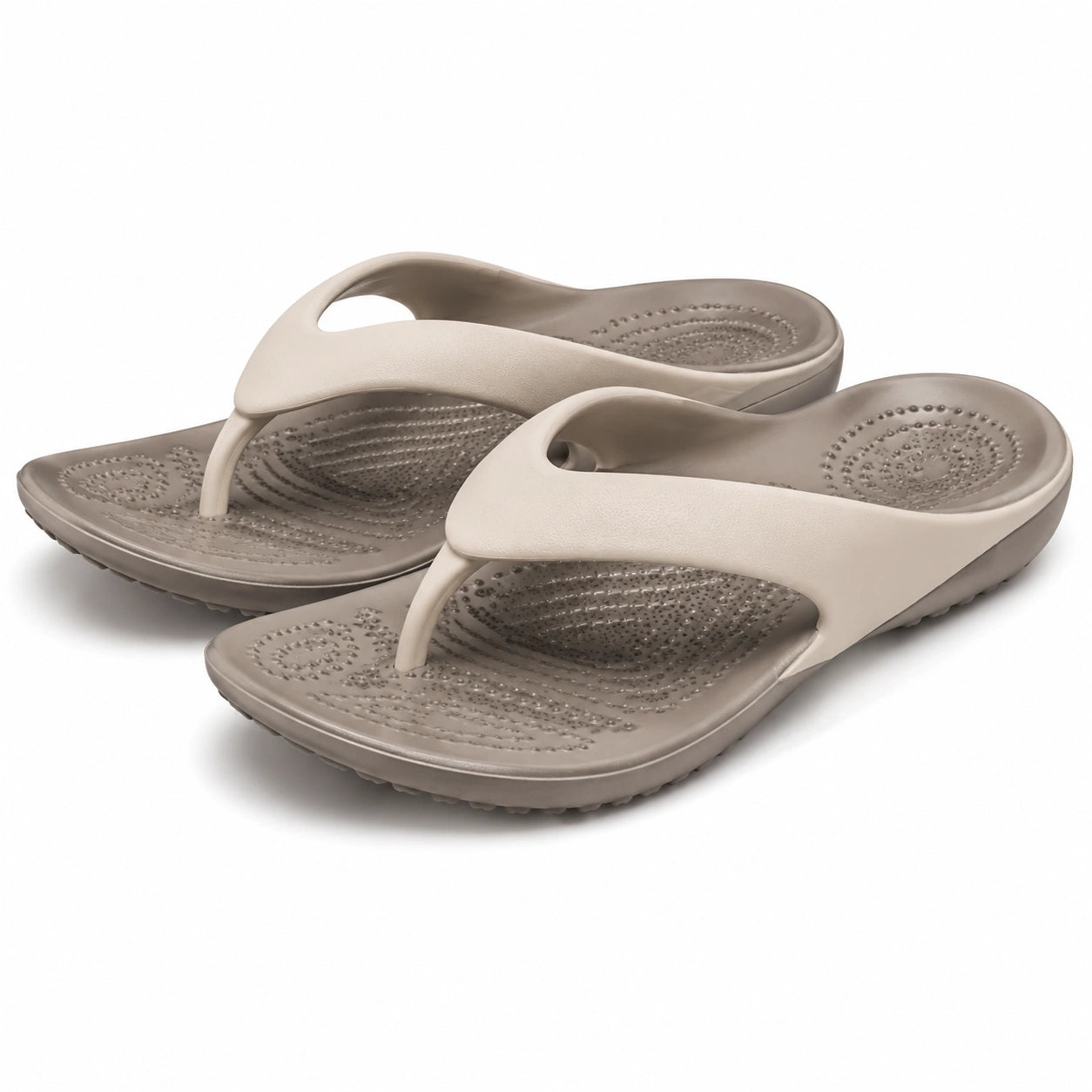 Zehentrenner 38/39 aus Kunststoff in Taupe mit Noppenfußbett